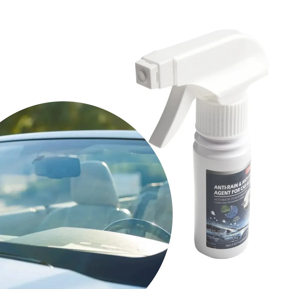 60 ml automobilové sklo nepremokavé povlaky Čistiteľ látky Anti Fog Rain Repelent sprej