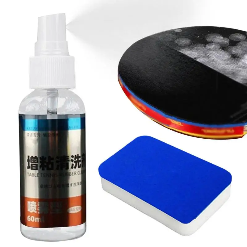 60 ml profesionálny čistiaci prostriedok na gumové čistič pre stolný tenis Pingpong Tackier Gum Racket Racket Spray Type Antistatic