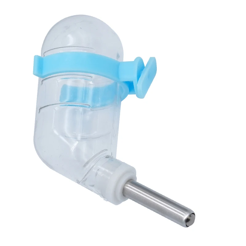 60 ml škrečkovej pitnej fľaše Automatická z nehrdzavejúcej ocele Pitie misky pre visiace klietky Psov Rabbit Pet Water DispenSer