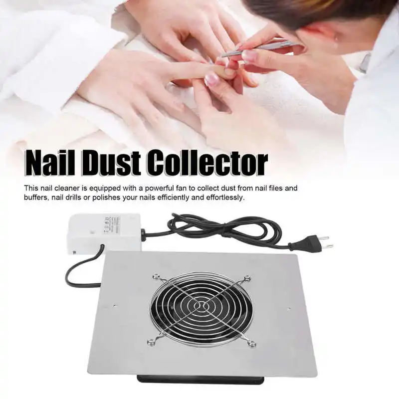60 W kolektor na nechty na nechty Elektrický vŕtač na nechty vŕtaný stôl Vstavaný prachový prístroj na nechty Salon Tools Eu Plug 220-240V
