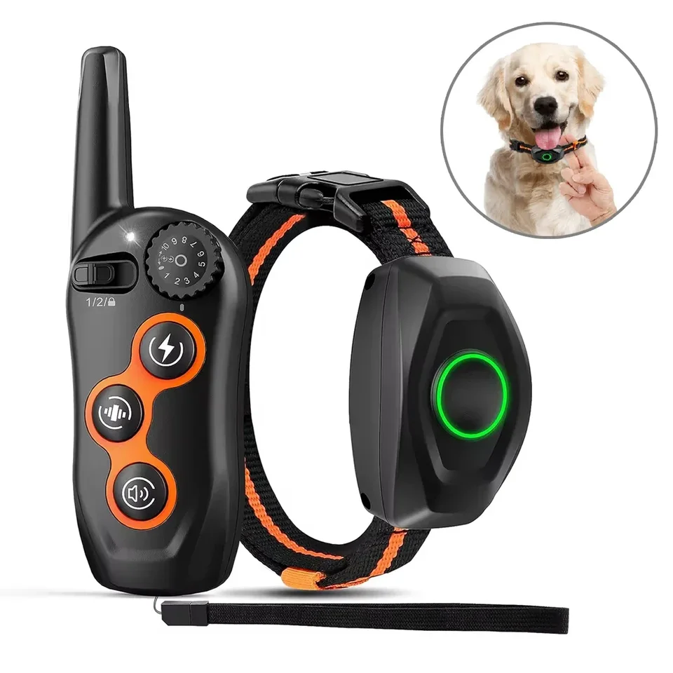 600 m diaľkový výcvikový golier pre psov jedným kliknutím zámku s 3 režimami Elektrický anti Bark Dog Golier