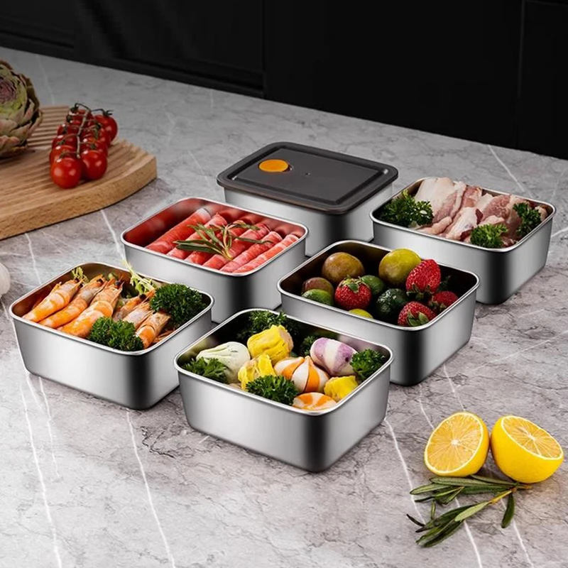 600 ml 401 z nehrdzavejúcej ocele Bento Lunch Box s vekom Food Cymle Freshing Box Domáca úniková skrinka