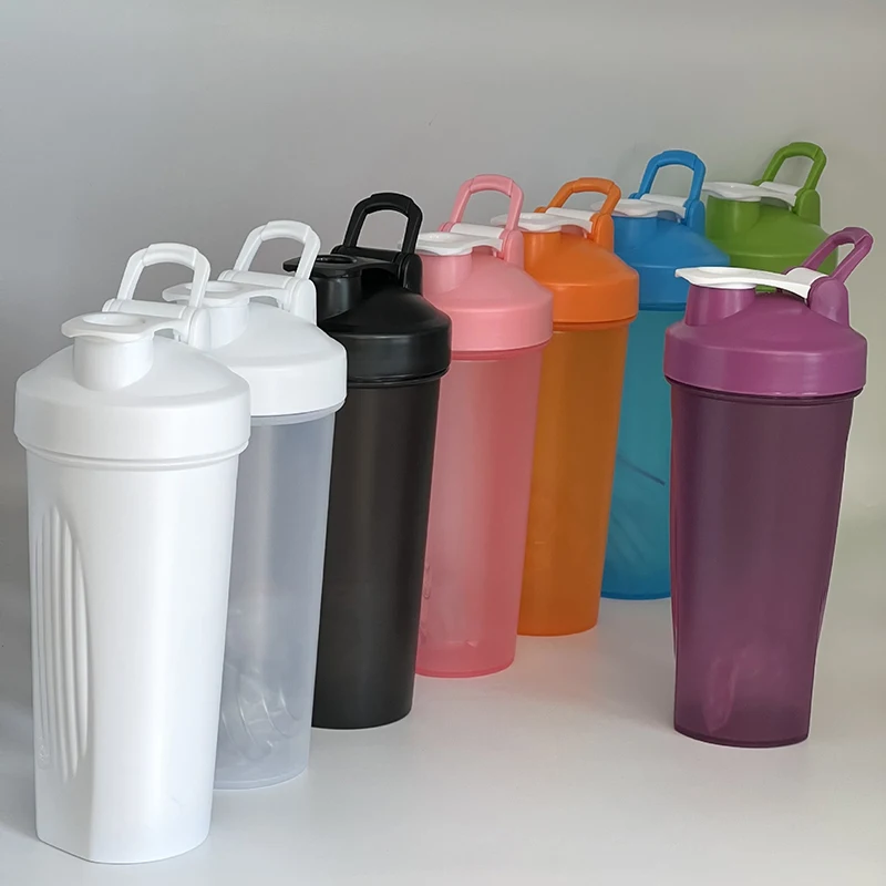 600 ml proteínovej trepačky bielkoviny pre bielkoviny Fľašu Práškovú šálku pre prenosnú šírku FFITNES Scale Prenosná fľaša na fľašu Fľašu