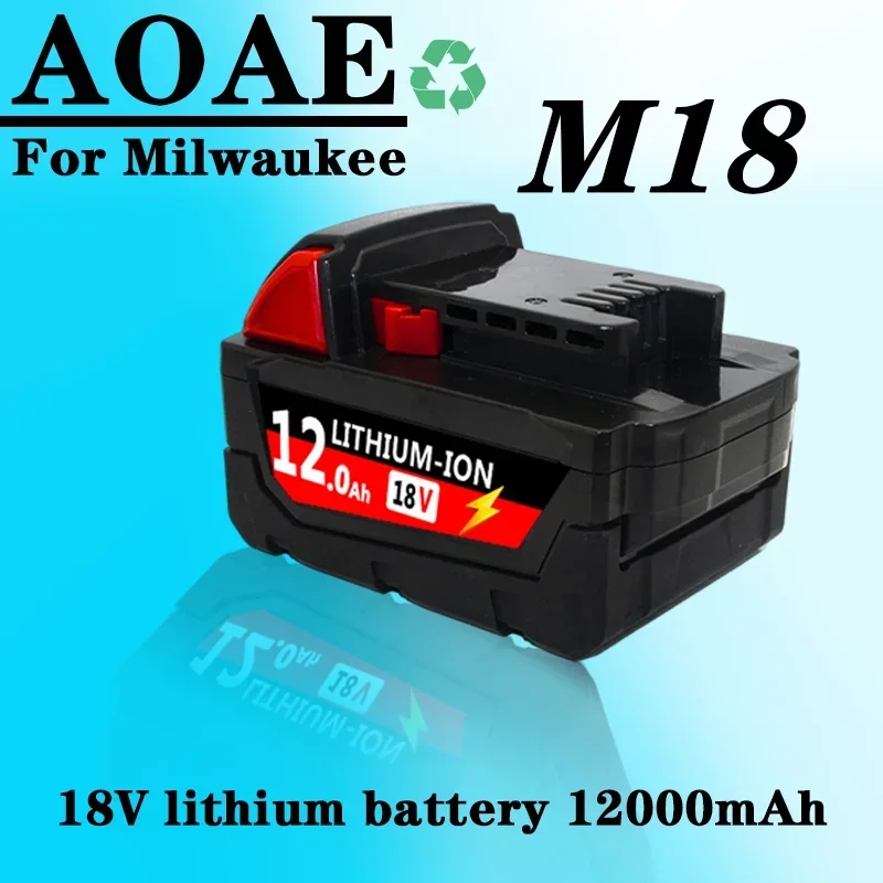 6000MAH/12000MAH pre Milwaukee M18 18V Nahradenie za Milwaukee M18B5 XC LI-ION BATTERSE 48-11-1815 48-11-1850 2604-22 2604-20