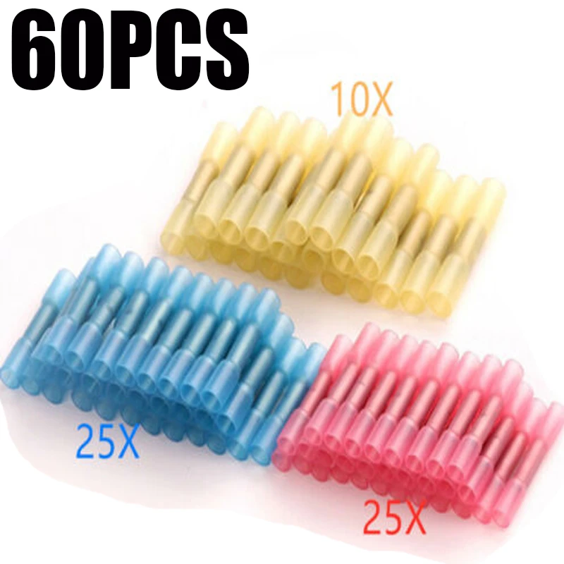 60ks 22-16 AWG Elektrické zmršťovacie terminály pre shrup
