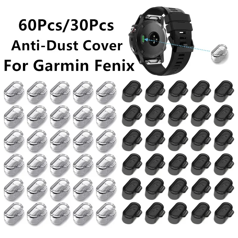 60ks/30ks Senzor Plug Senzor anti-prach proti prachom pre prachový kryt Garmin Fenix ​​7s 7 7x 6s 6 6x Pro 5s 5 5x Smart Watch Wearable Cover