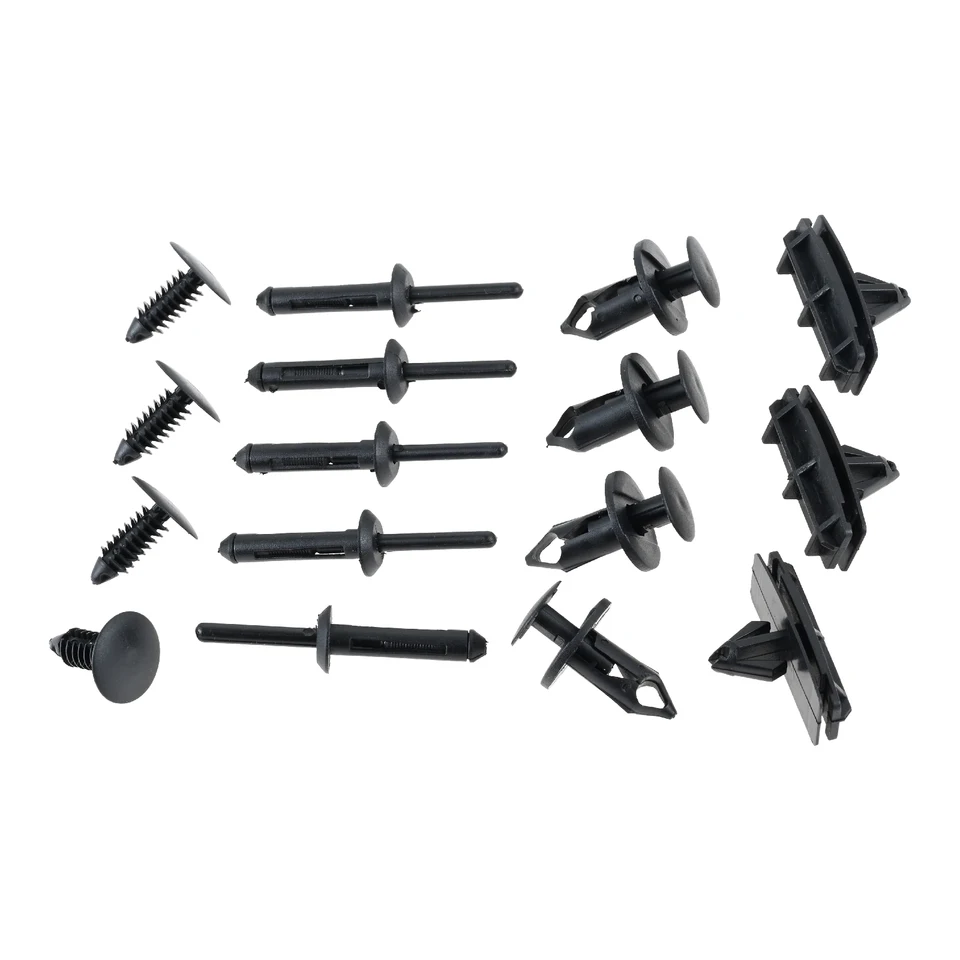 60ks mriežka Fender Fender Hardware Kit Plast Push Pin Deter pre Jeep Wrangler JK Unlimited JK 6030441 6506007AA 68039280AA