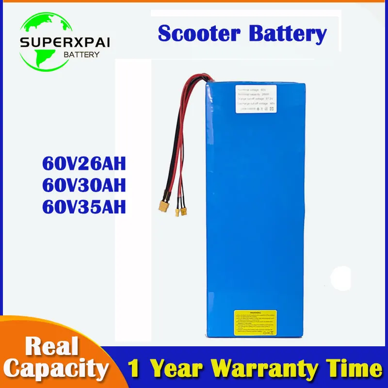 60V 26AH ELEKTRICKÁ SELOTERA BATKANTY 18650 LITHIUNÁ BATÍRA PRE SKOOTRES