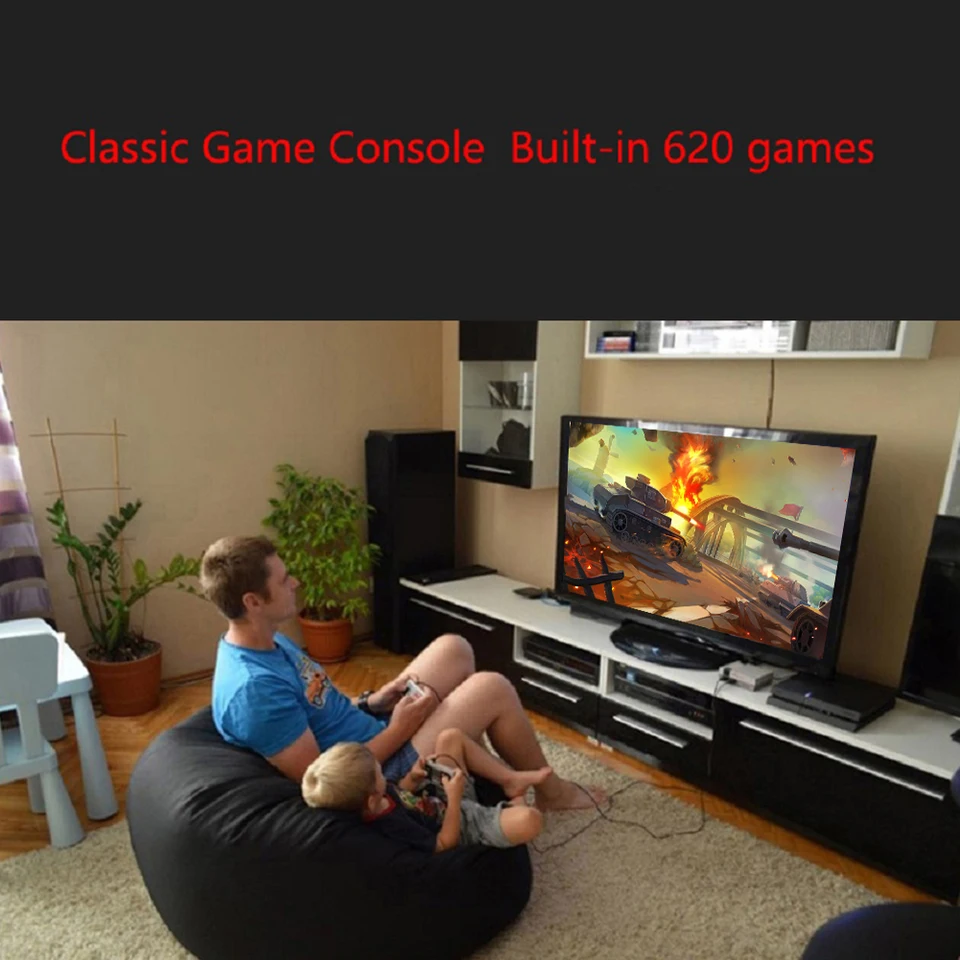 620 Games Mini TV Console 8 Bit Retro vstavané vreckové vrecká s herný hráč Gift
