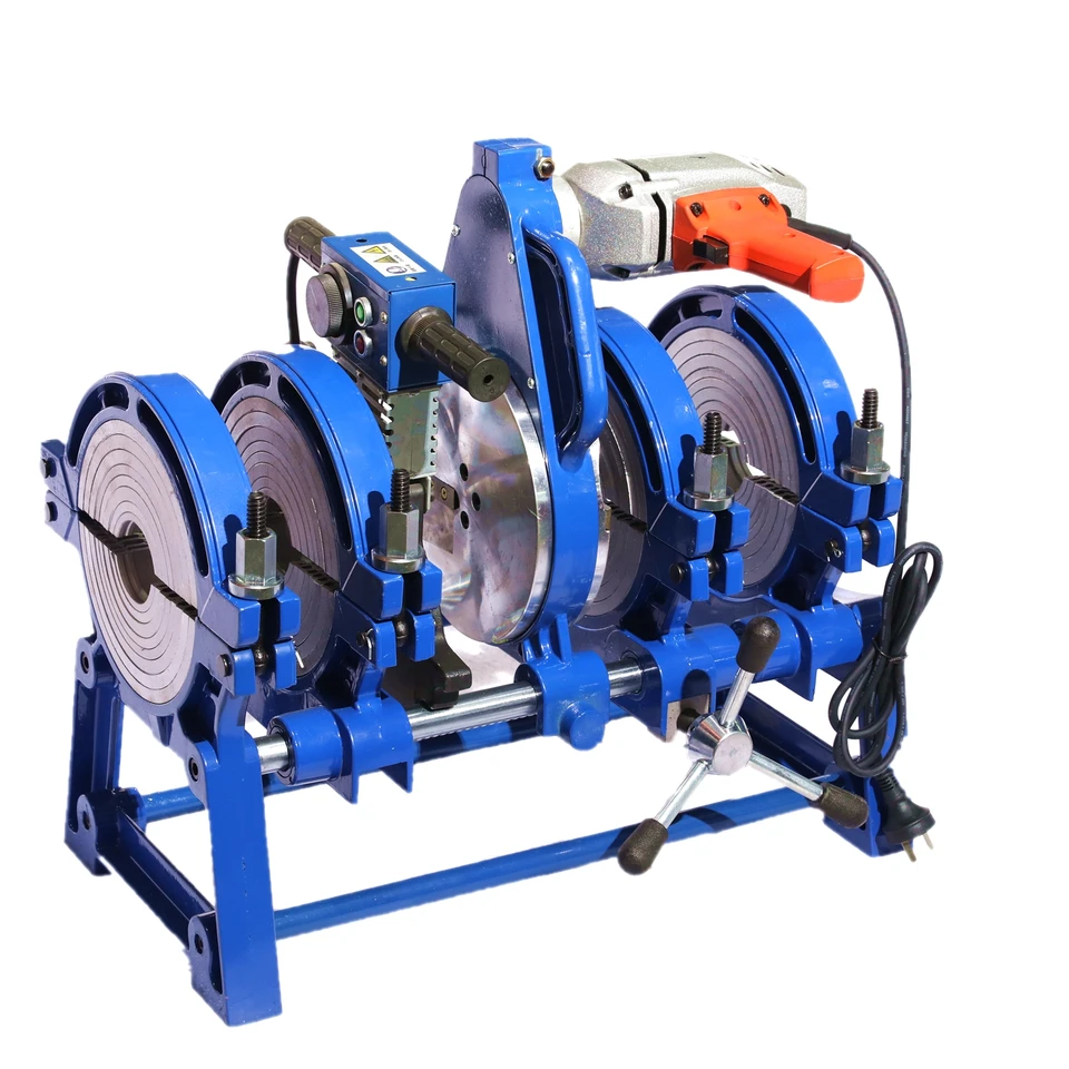 63-160/63-200 mm rúrkový fúzový zvárač nástroj PP PPP PVDF BUTT Fusion Welding stroj potrubia HOT TET WALDER 220V 700W