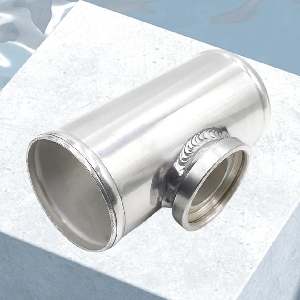 63 mm turbo hliníkový vyfukovaný ventil adaptér strieborná rúrka Adaptér auto Bov Blow Dump Off ventil pre HKS SSQV SQV BOV