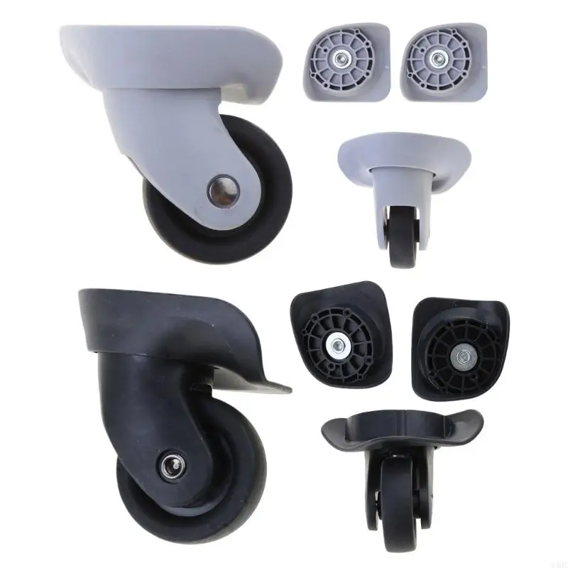 63HC 1 pár A35 DIY kufrový výmena batožinovej výmeny Casters Opravy príslušenstva Mute Roller pre cestovnú tašku