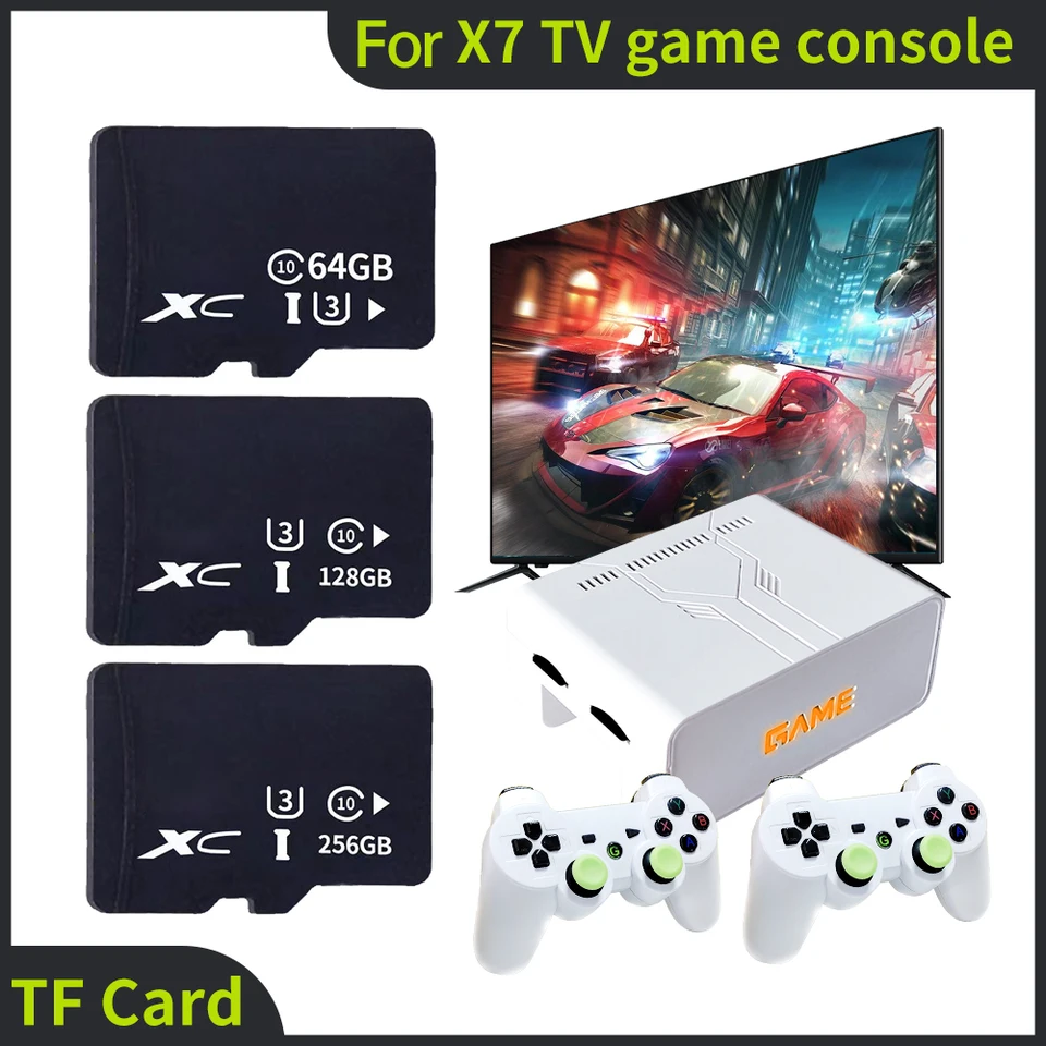 64/128/256 GB TF Pamäťová karta pre X7 Y7 TV Game Console SD Card