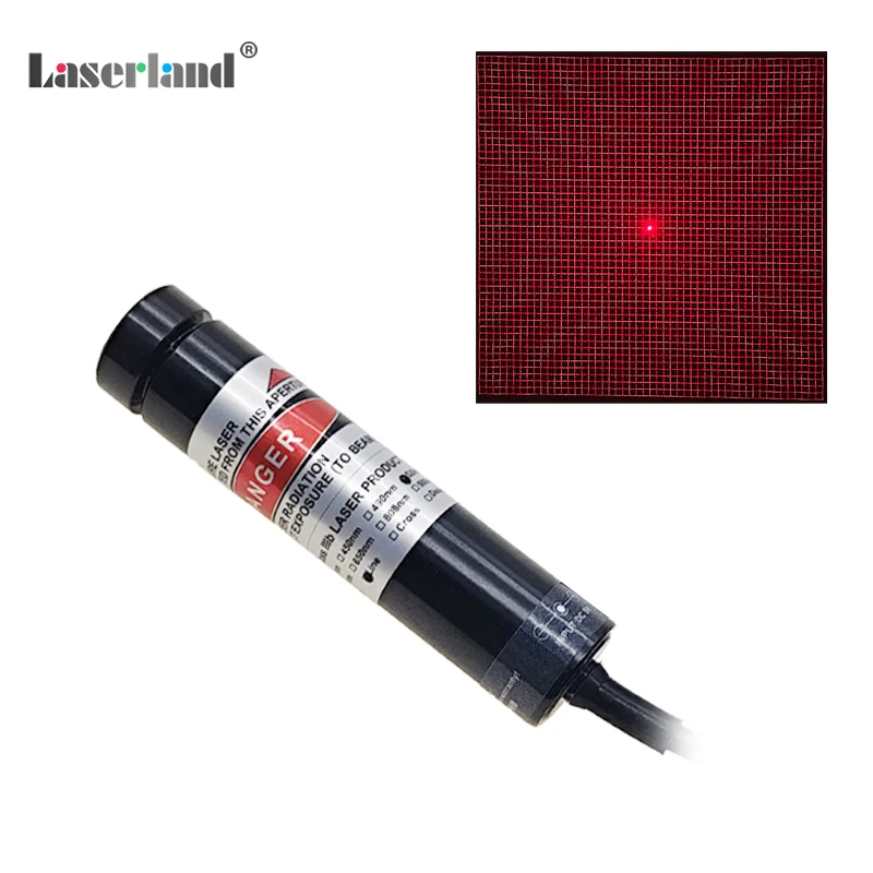 650nm 100 MW 50*50 mriežkových červených svetlo mriežkového laserového modulu 3D štrukturálny zdroj skenovania skenovania