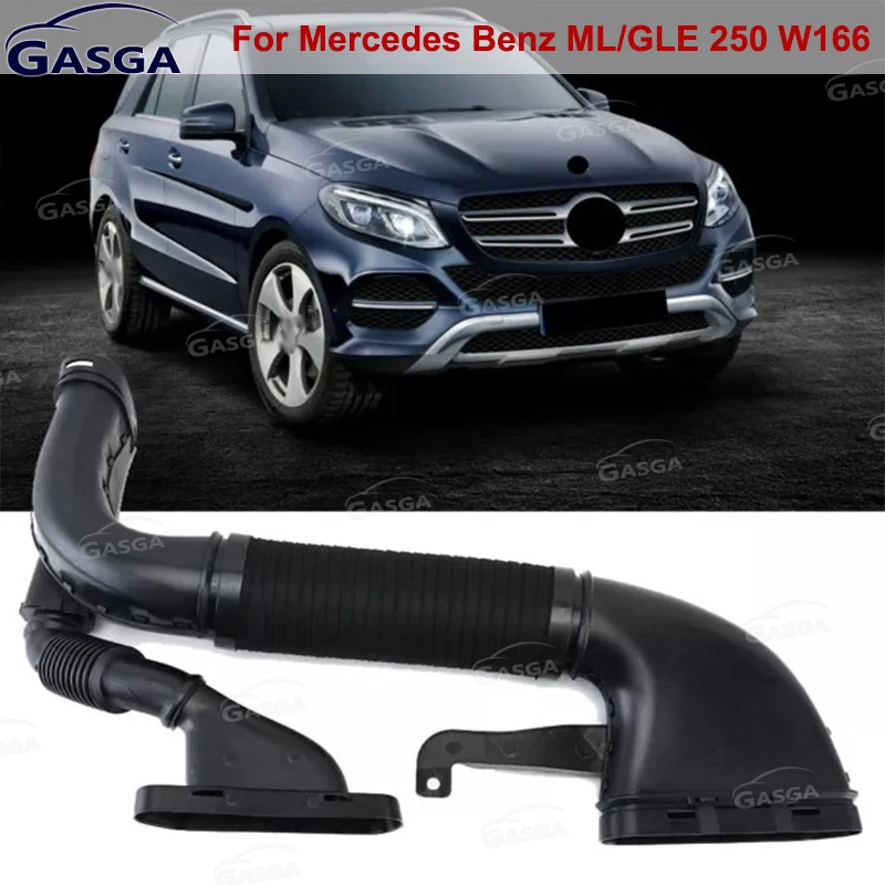 6510901142 Vzduchový prívodný hadicový automobil Vzduchový filter rúrka pre rúrku pre Mercedes Benz ML/GLE 250 W166 Automobily Vzduchový kanál