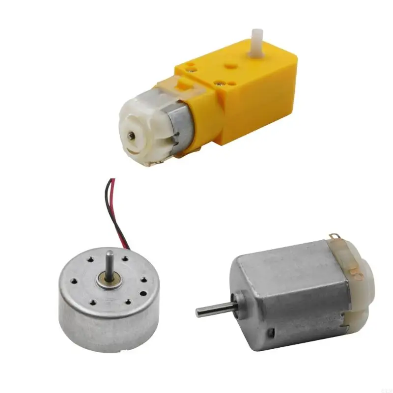 652F Micro Motor DC Motor vysokorýchlostný motor pre DIY hračku Stabilný výkon Nízky hluk TT/300/130 Mini Motor Voliteľné
