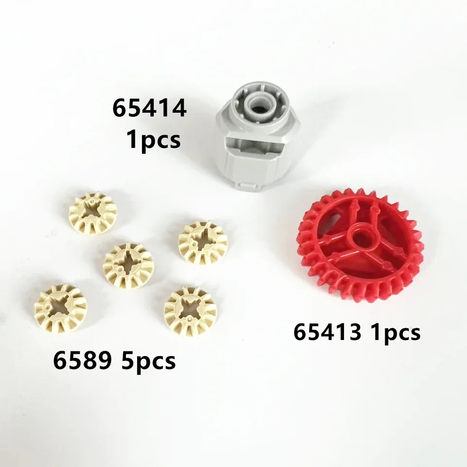 65413 65414 6589 28 Zbierky zubných tehál Objemové modulárne GBC hračky pre technické mOC DIY Budovy Kompatibilné