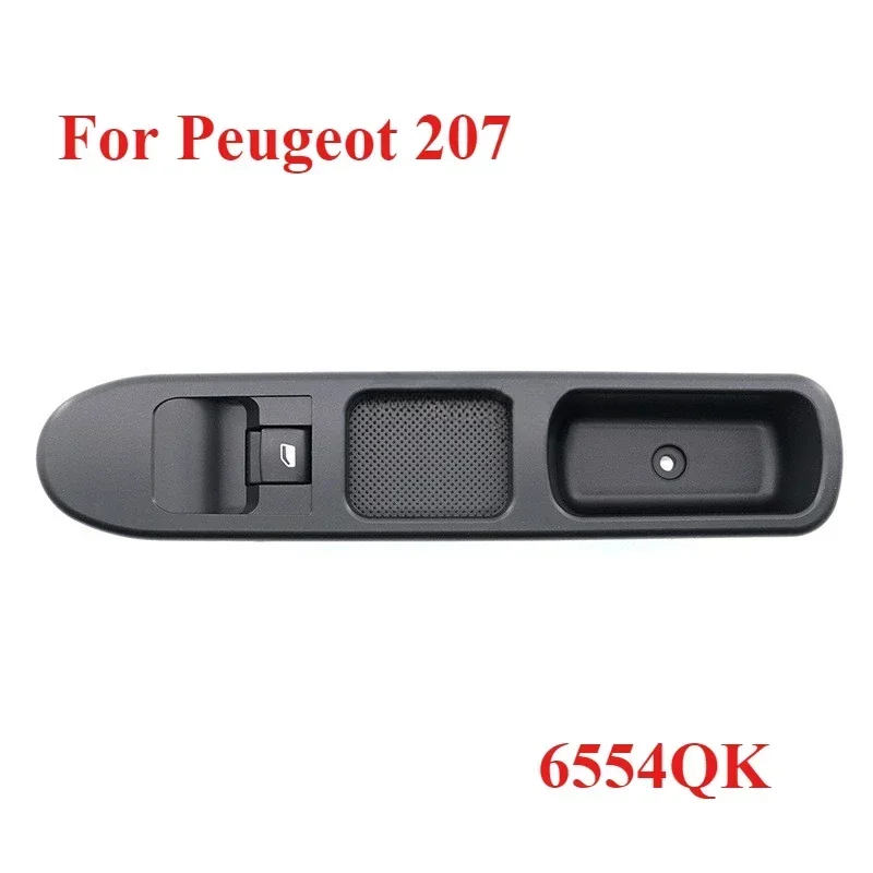6554QK 6pins LHD Elektrický prepínač okna 6554.QK pre Peugeot 207 2007-2015