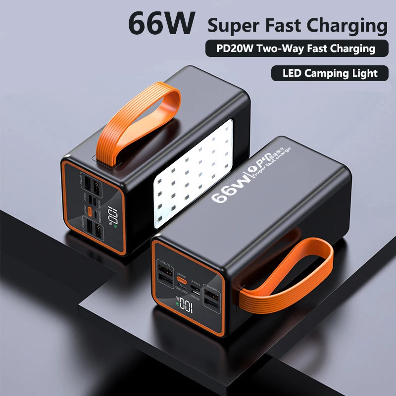 66 W Super Fast Nabíjanie 60000 mAh Power Bank pre Huawei P50 prenosná externá batériová nabíjačka pre iPhone Xiaomi Samsung