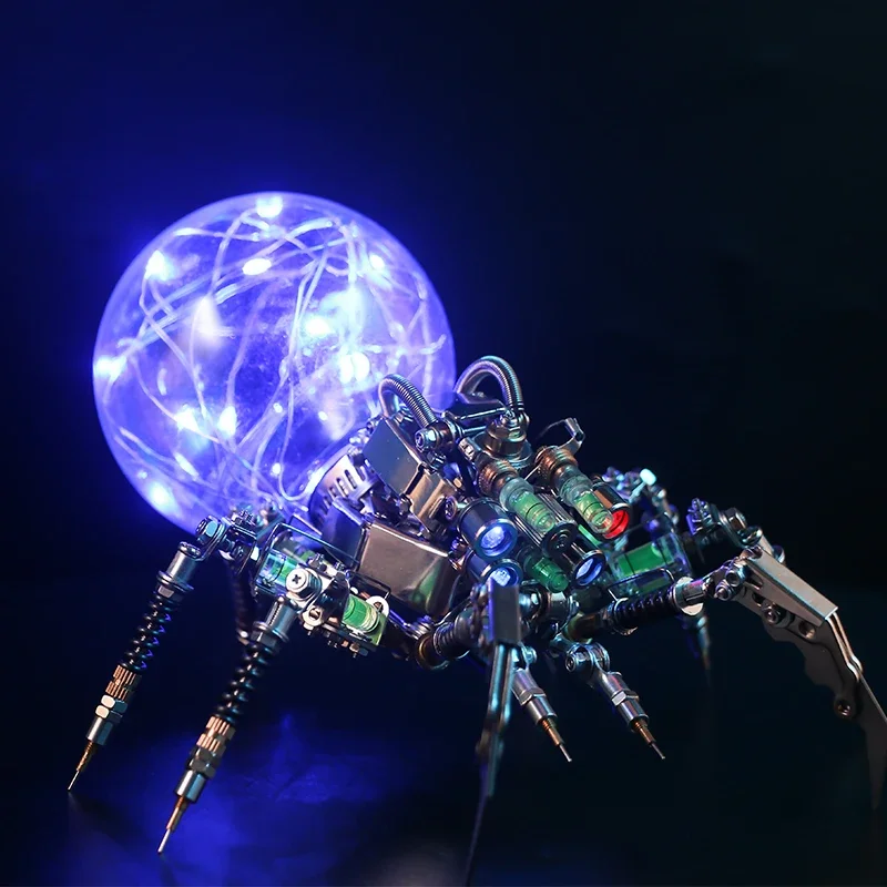 683ks DIY Power Grid Spider Insects Model kovová zostava súprava Steampunk Mechanické zostavenie 3D hádanky hračky pre deti dospelých