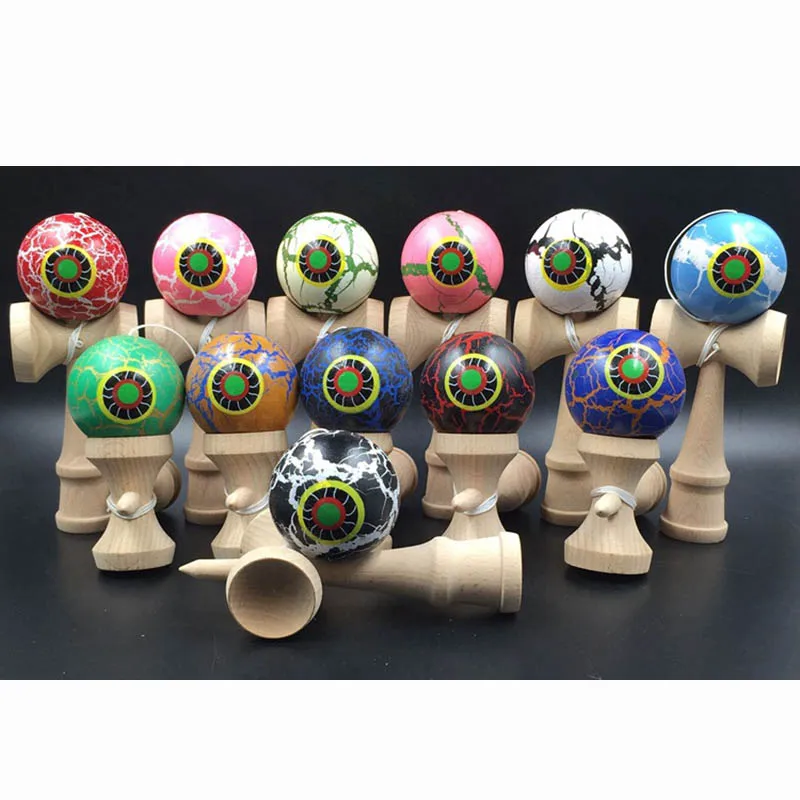 6cm Kendama Profesionálna hračka Kendama zručnosť žonglovanie s loptičkami pre deti pre deti