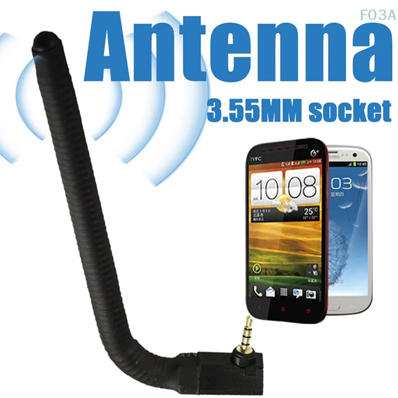 6DBI Signál mobilného telefónu Booster Anténa prenosné vylepšenie telefónu prenosná anténa 3,5 mm konektorový zosilňovač Telefónny nástroj