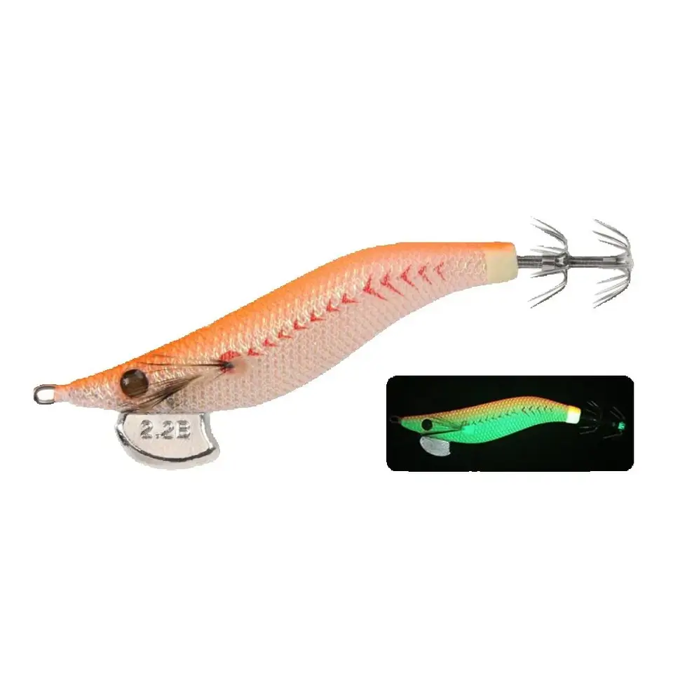 6G/8G 1.8# 2.2# Rybárska návnada umelých chobotničiek Jigs Noctilucent chobotnice Jigs Jigs Lures Spinnerbait Wood Krevety Rybolov