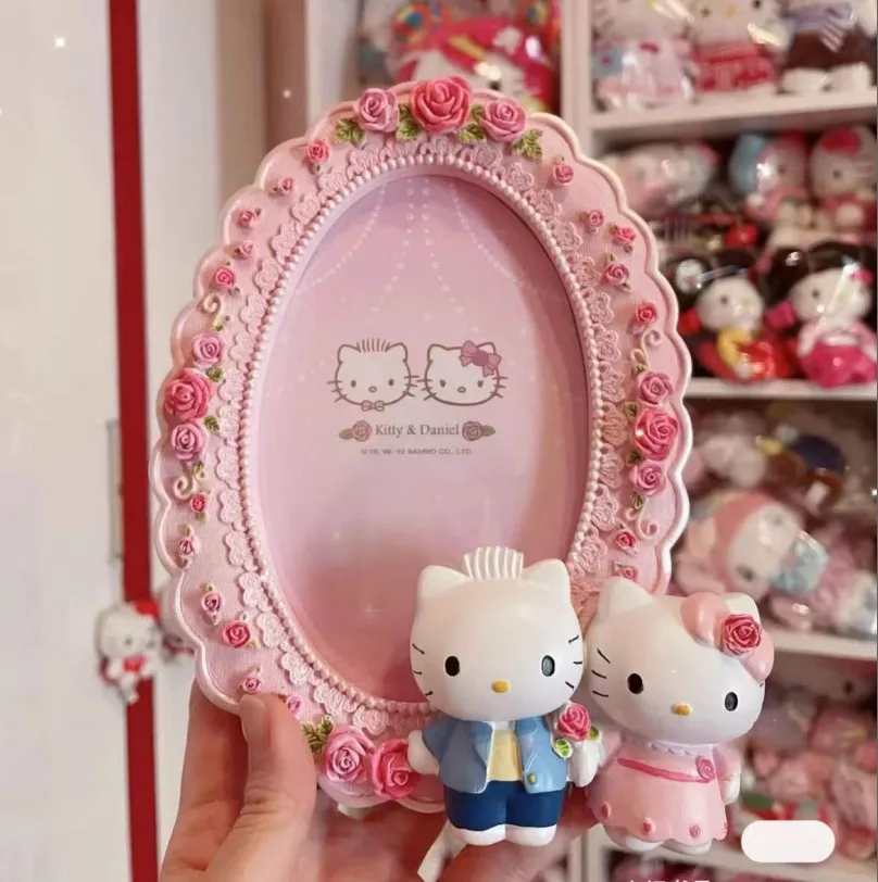 6inch Cartoon Kitty Photo rám klasický fotografický rámec Ornament Picture Picture Picture Rám jemný ráme