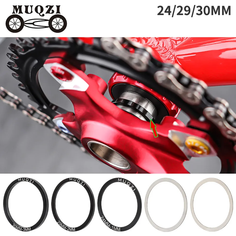 6ks 24/29/30 mm podložka do spodnej držiaka na spodnú časť držiaka pre podložku BB86/91/92/BB30 Crankset Crankset Spodná podložka spodnej držiaka 6p 6p