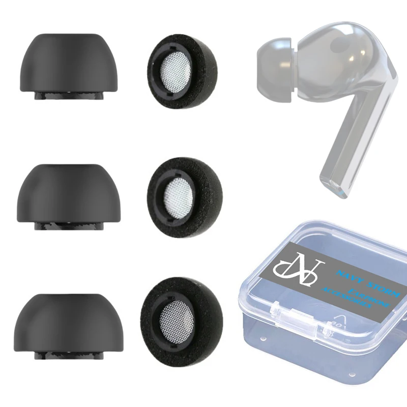 6ks do uší pre Samsung Galaxy Buds 3 Pro Pamäťové penové tipy