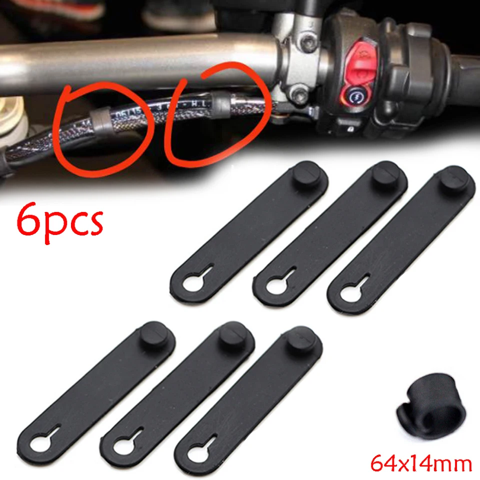 6ks motocyklové gumové pásy pre Ducati Panigale V4 Benelli Tnt 125 Ducati Monster 796 BMW F650GS Suzuki GSXR