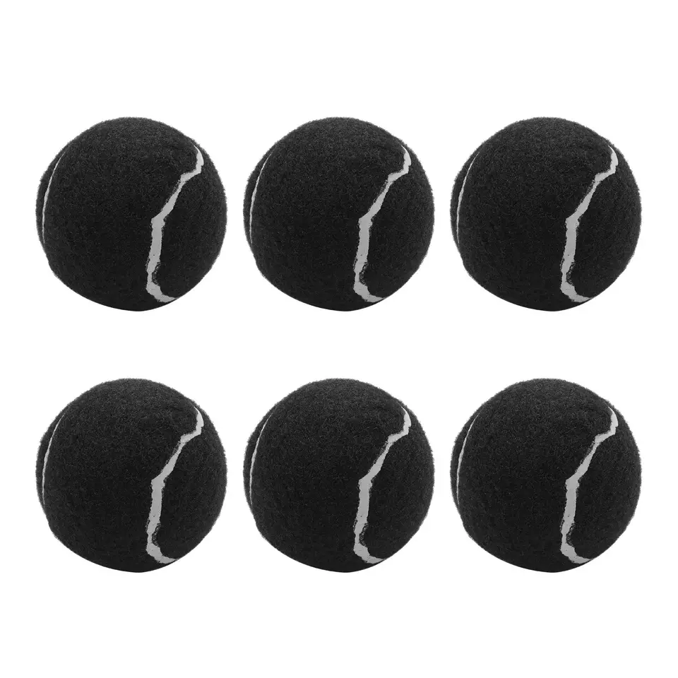 6ks pack tenisové loptičky odolné voči opotrebovaniu elastické tréningové loptičky 66 mm dám
