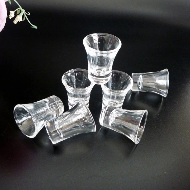 6ks set 15ml Spirits Cup Shot Glass Vintage Mini Wine Glass Vodka Brandy Cocktail Pije okuliare Dychware Darček