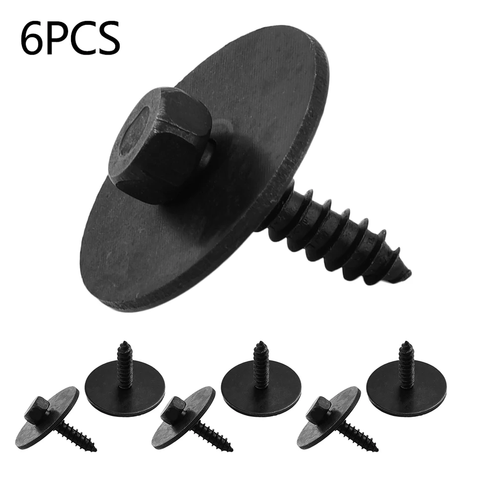6ksové plechové skrutky s podriadeným štítom Strip Clip Nuts Motor Kov pod krytom skrutku 0019906036 pre Benz W203 W204 W207
