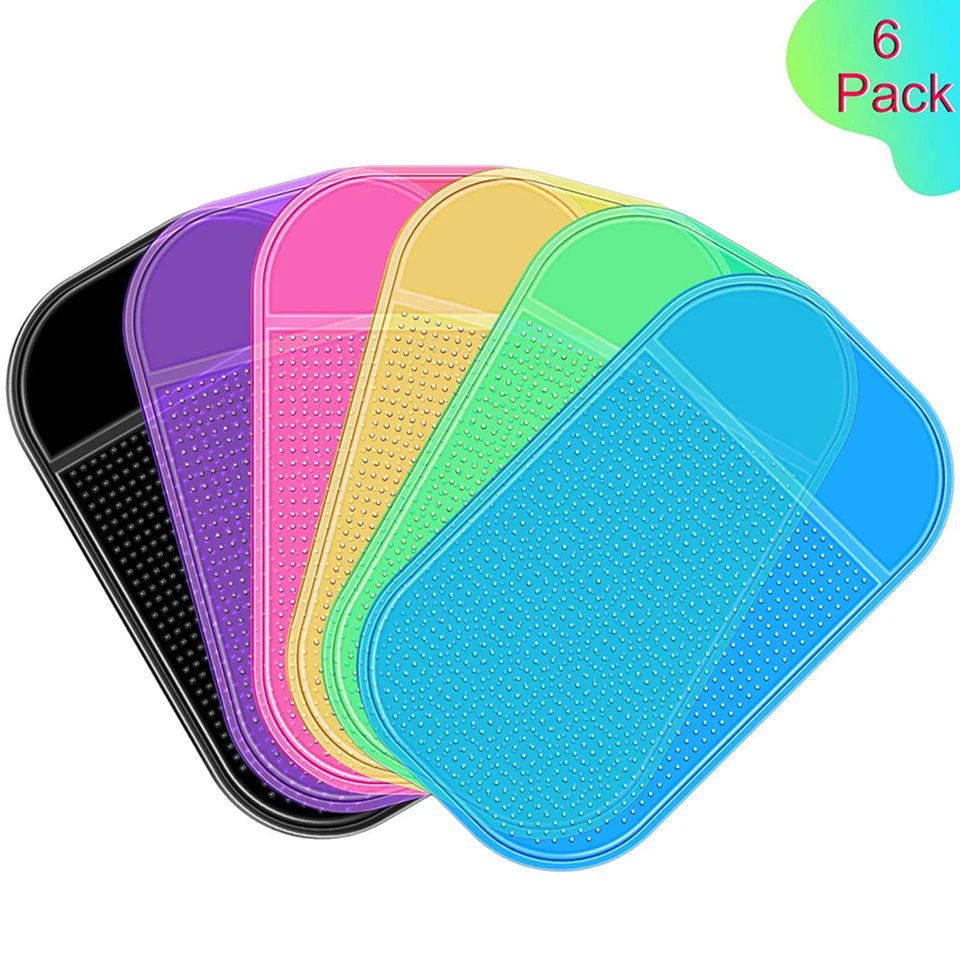 6pcs anti sklzové náradie lepivé podložky pre diamantové maľovanie lepkavej gélovej podložky, ktorý nie je držiak na držiak na zadržiavanie podnosu 5D výšivok