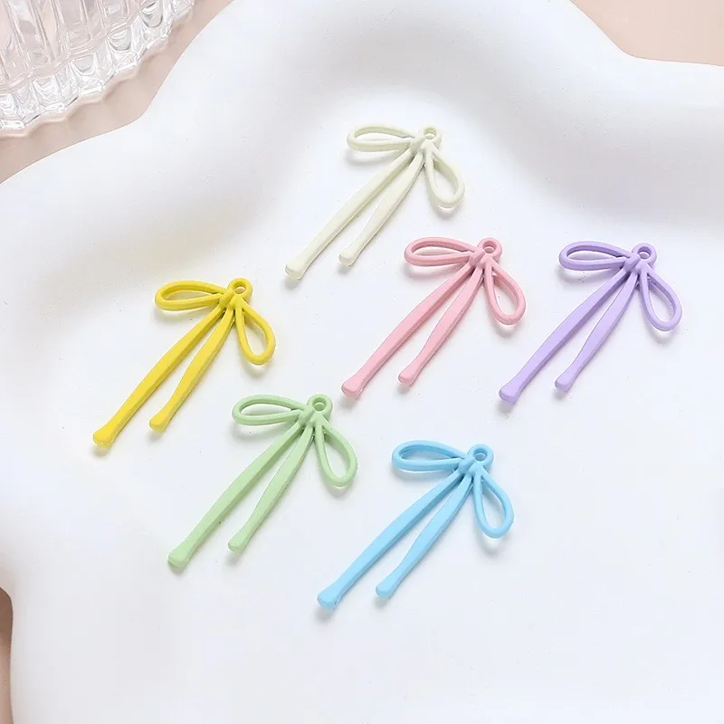 6pcs farebné lukanné smaltované kúzla dievčatá Sladké ozdoby prívesky na DIY náhrdelník Náramky Darčeky pre ženy