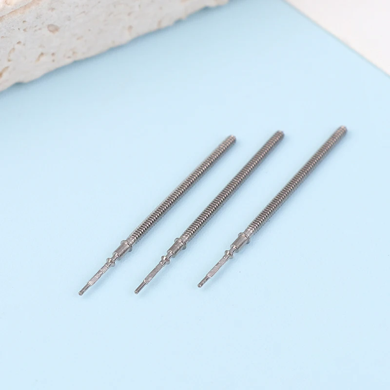 6pcs oceľové koruny Koruny Crown Watch Oceľ pre stonku pre VK63 VK64 VK67 VK68 VK61 Quartz MOHE STEM Univerzálna rukoväť STEM STEM
