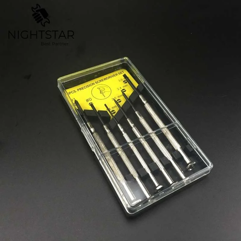 6pcs Presné skrutkovacie skrutkovače Micro Jewellers Mini WatchMakers Tools To Nástroje na odstránenie remienkov na hodinky Link link držiak držiak Punch Hammer