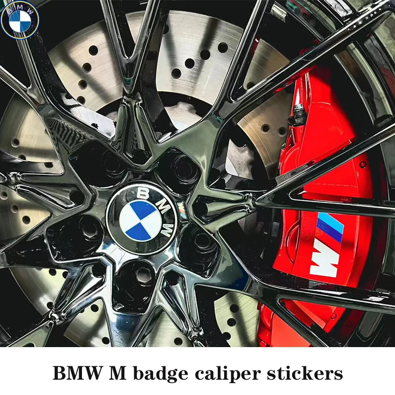6pcs tepelný odpor strúhania nálepky koleso dekorácie vinylové nálepky pre BMW E39 E46 E60 E90 E30 E36 E87 E91 E92 F10 F20 F30 F30 X1 X3