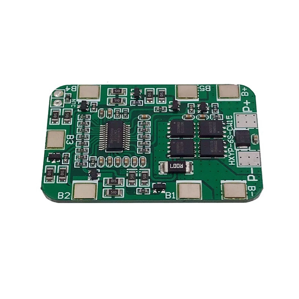 6S 25,2V 20A BMS Littium Batteard Board s vyvážením pre 25 V skrutkovač a batéria 24 V Použitie batérie