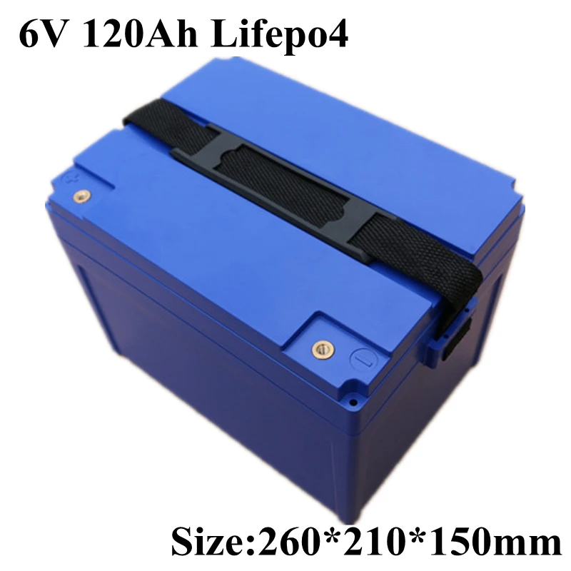 6V 120AH LIFEPO4 batéria 3,2 V LIFEPO4 BMS 2S 6,4 V pre DIY 12V 48V Inverter EV Solar Energy RV KID ELEKTRICKÝ ATV MOPED ATV