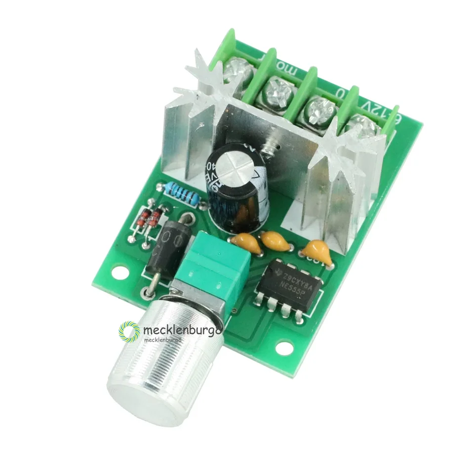 6V-12V 6A DC DC Motor Ovládač riadenia pulzu Modulácia šírky pulzu PWM Spínač 20 kHz pre modul dosky Arduino