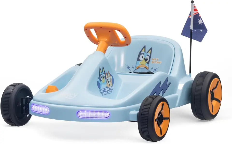 6V Electric Go Kart pre deti, elektrická jazda na hračke so svetlami, MP3 Jack, diaľkové ovládanie, bezpečnostný pás, vek 3-6, odolný PVC