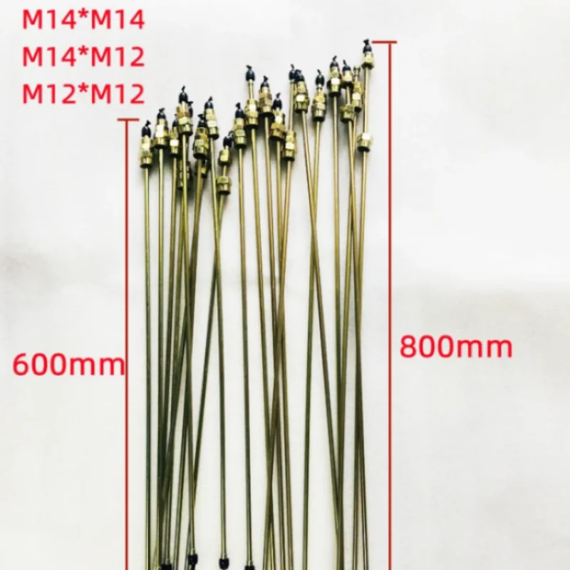 6x2mm 60 cm 80 cm 100 cm vysokotlakovej dieselovej trubice pre potrubie čerpadla na skúšobnú lavicu Common Rail palivová trubica