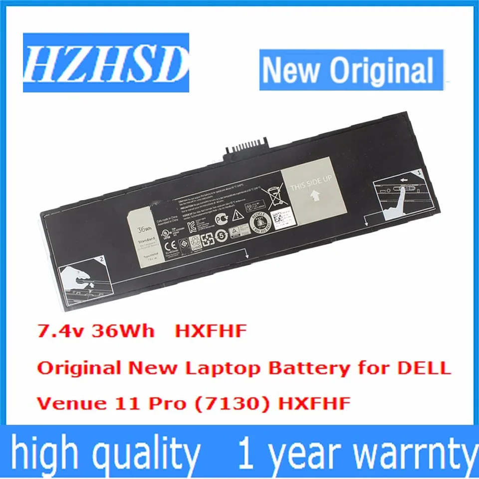7,4V 36WH Nová originálna batéria notebooku HXFHF pre Dell pre miesto konania 11 Pro (7130) 11 Pro (7139) 11 Pro 7140