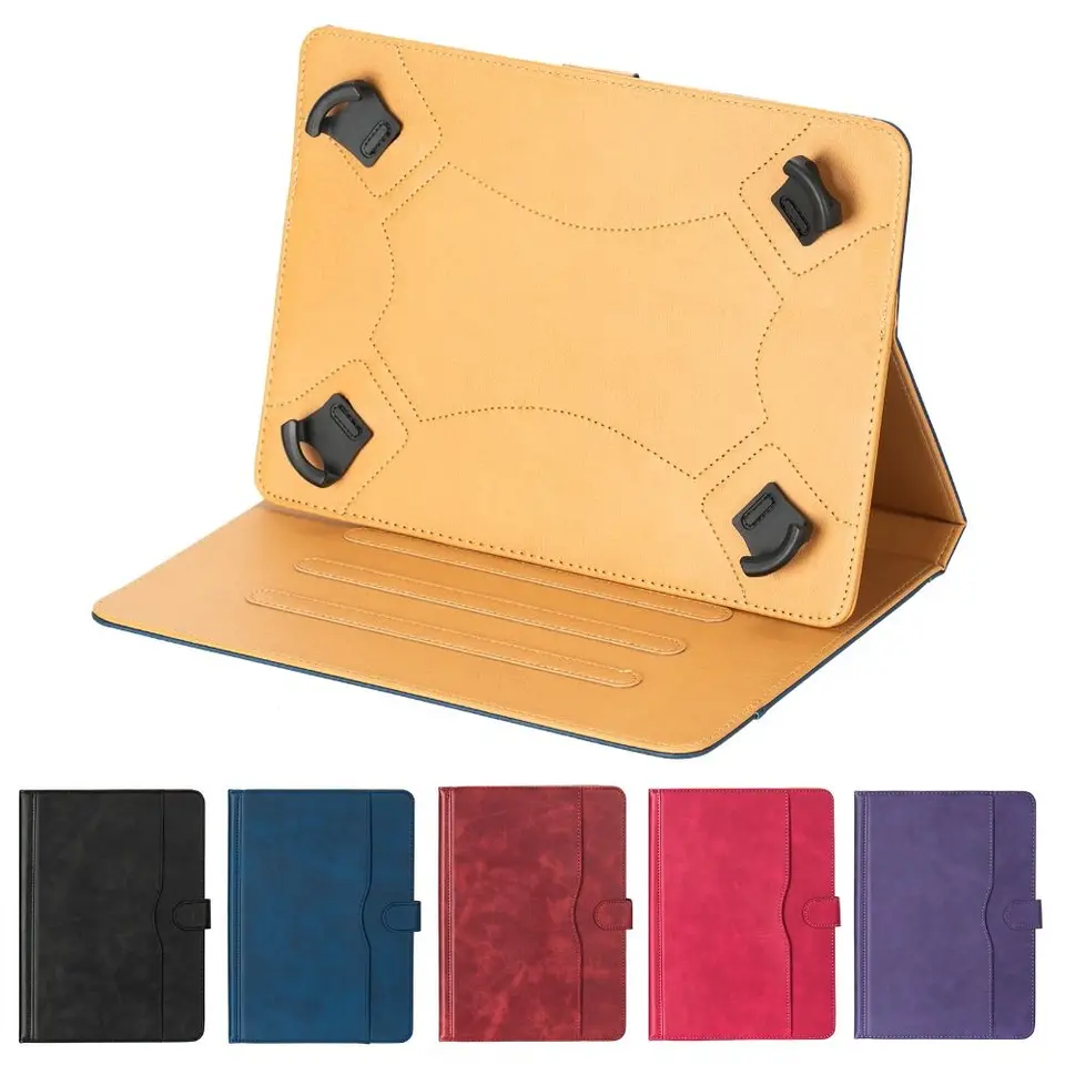 7. 8. 9/10 palca Universal Tablet Puzdro pre viacúčelové prezeranie Strach odolný v tablete Pu Leather pre Samsung/Huawei/Xiaomi