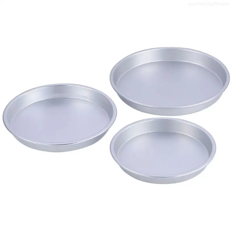 7/8/9 palca non pizza panvice hliníková zliatina okrúhla tanier Tray Cake form kuchyňa F1FB