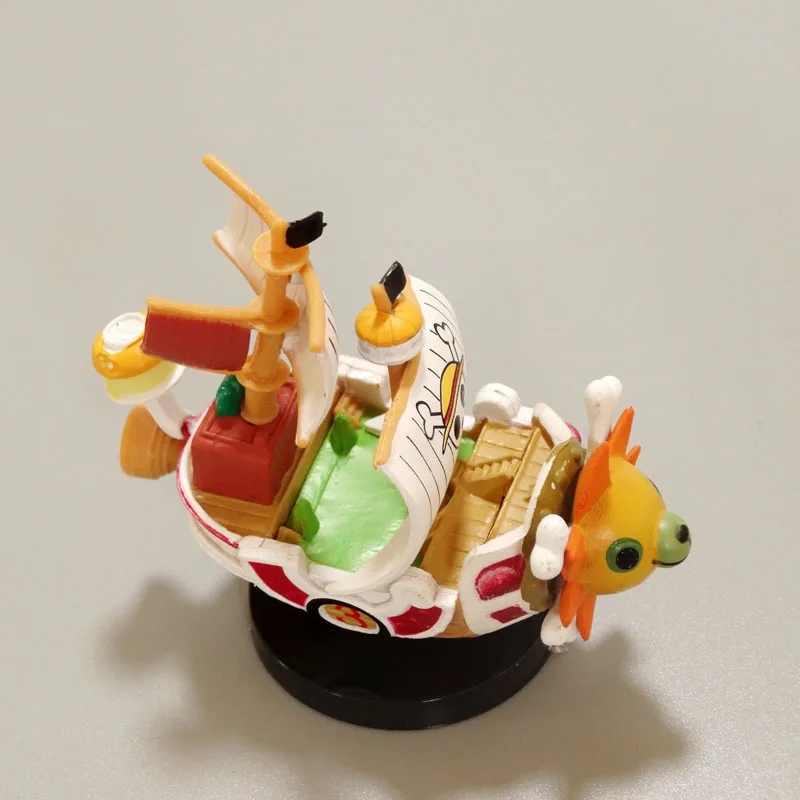 7 cm anime One Piece Ship Figure Luffy Model Hray Super Cute Mini Boat tisícesunny Going Merry Mernated Model Action Figure