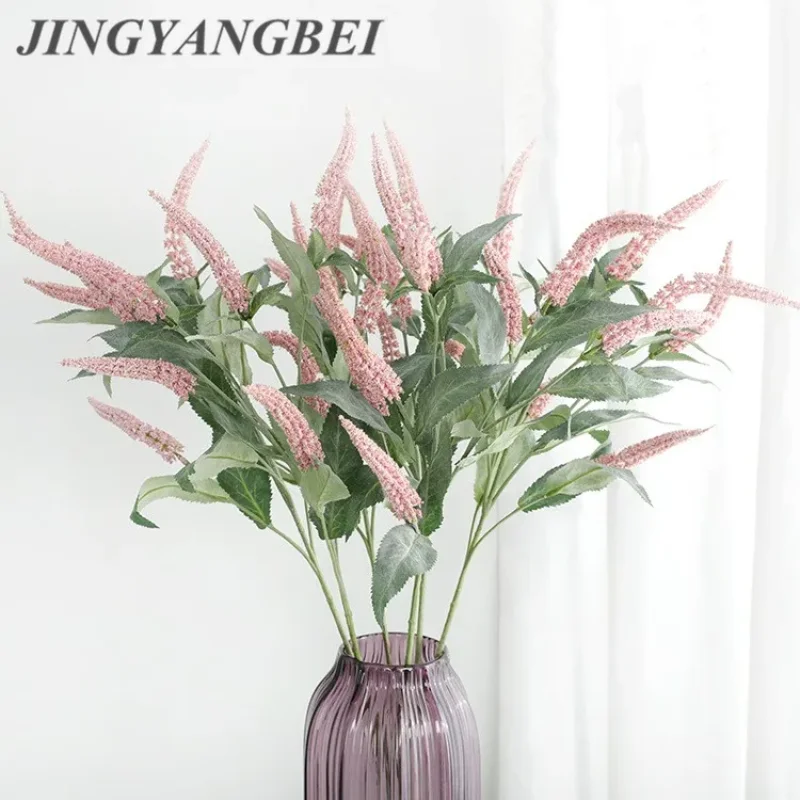 7 Head Sage Artificial Flower Pobočka Výzdoba Falošná kvetina Domáca dekorácia Záhrada Hotel Svadobný kvet Hotel Hotel Party Dekorative