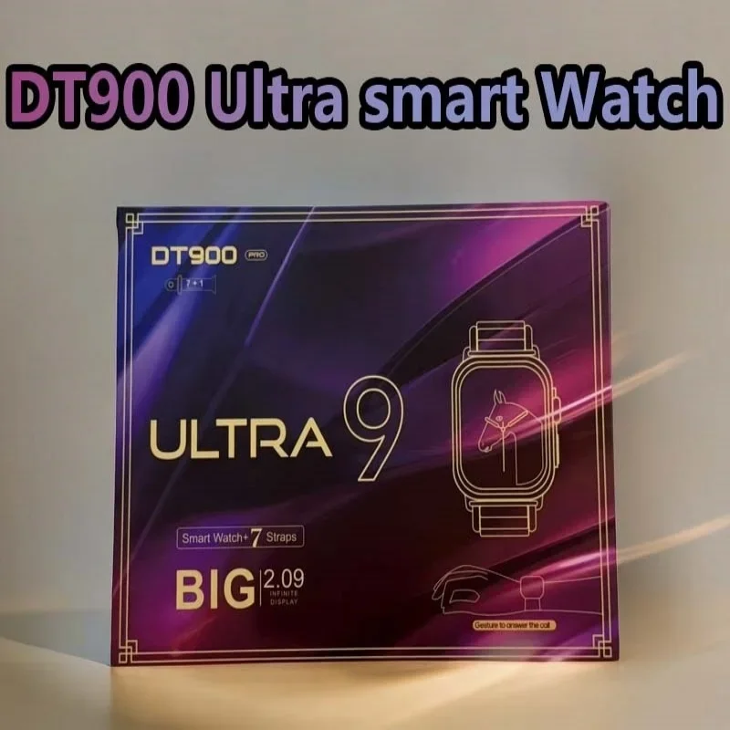 7 hodiniek remienok 2024 NOVÉ WATCH10 DT900 SMARTWATCH AMOLED CIRCULALICKÁ SCRESKÁ SCREE Monitorovanie EKG RelOJ Inteligente RAPPRITWATCH